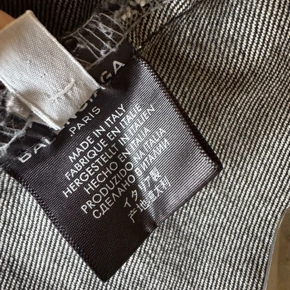 Balenciaga Charcoal Denim Jacket - Picture 8 of 13